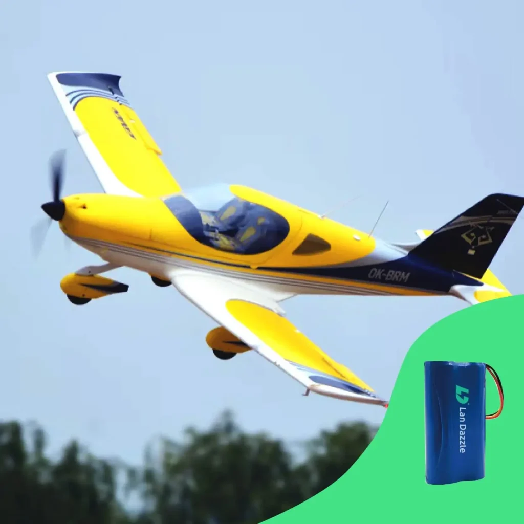 18650 2S1P battery pack for plane