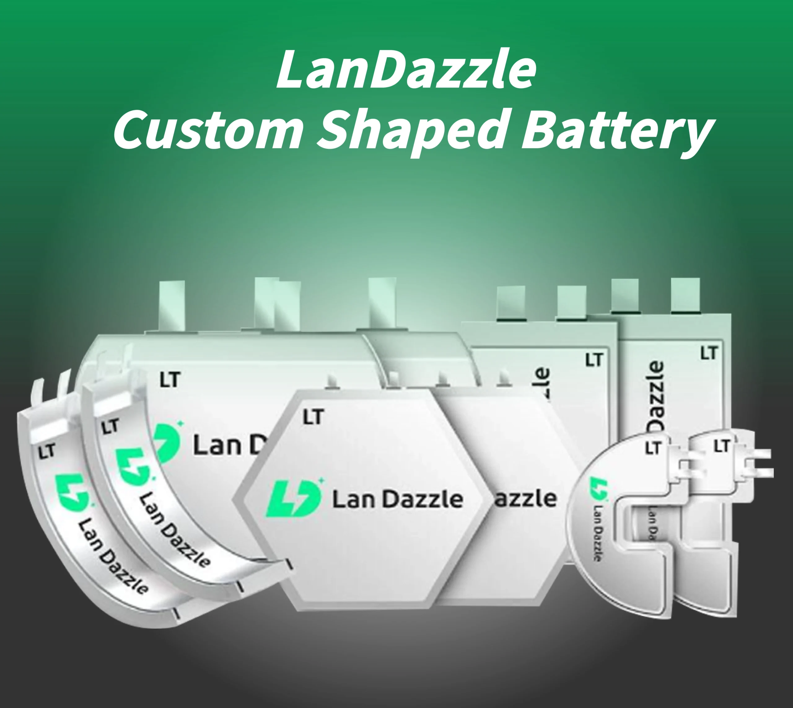 landazzle pilas con forma personalizada