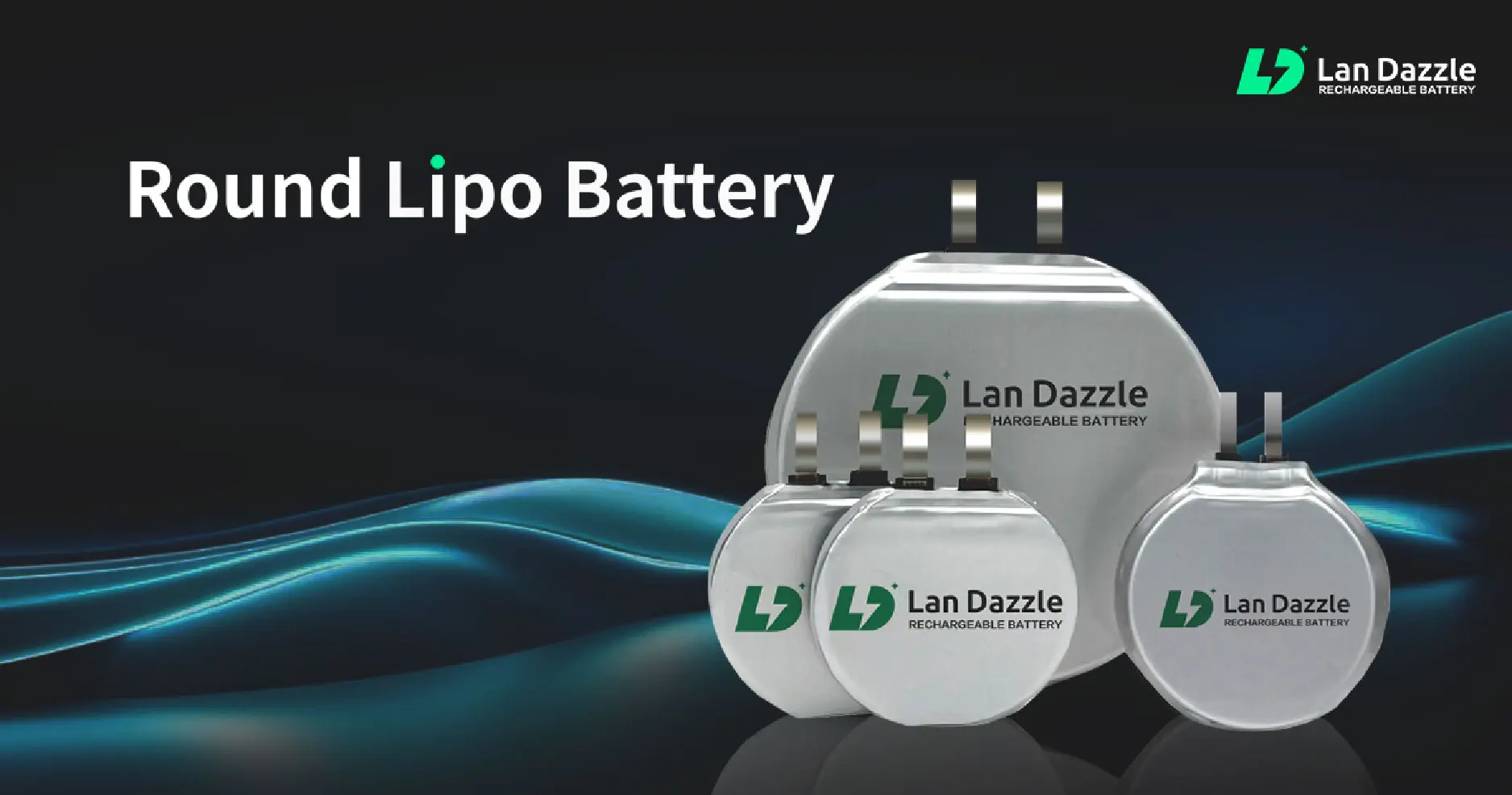 LanDazzle round lipo battery