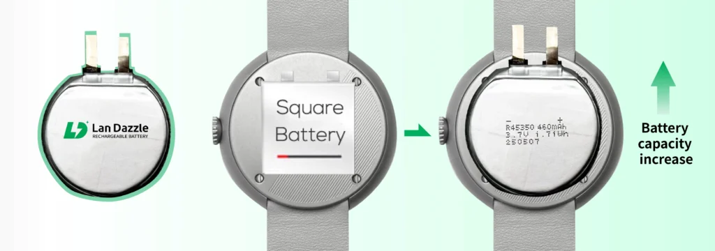 round batteries for smart watches