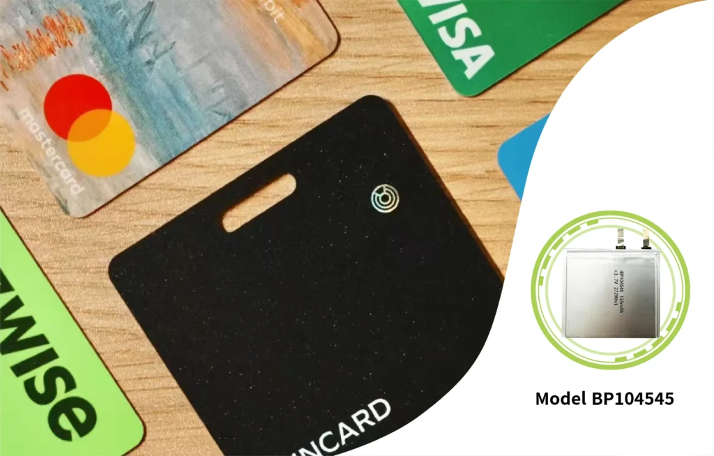 ultra thin battery for smart card