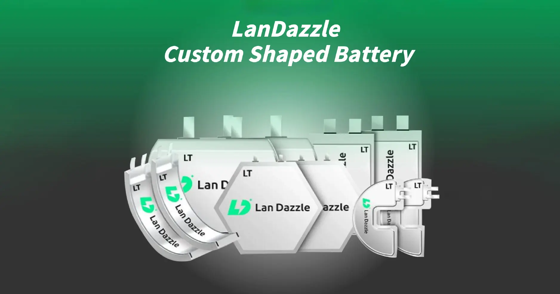 LanDazzle Rechargeable Pouch Irregular Size Batteries