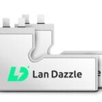 Batteria a forma di L per occhiali intelligenti