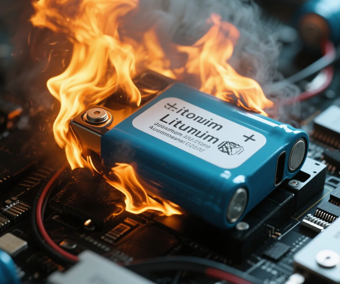 lithium battery fire