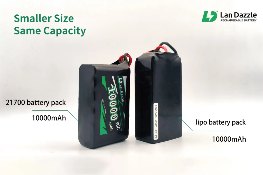 21700 battery pack vs lipo