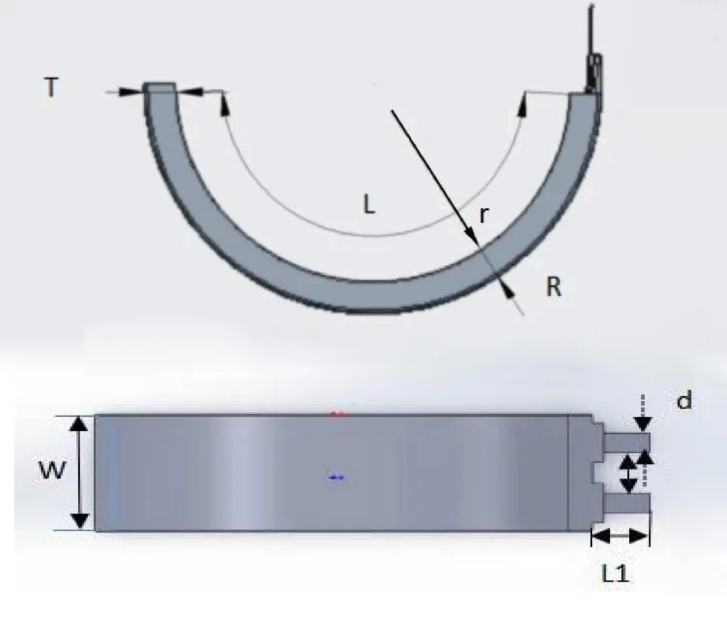 How Curved Pouch Batteries Are Manufactured 2 BP170722 curved battery dimension