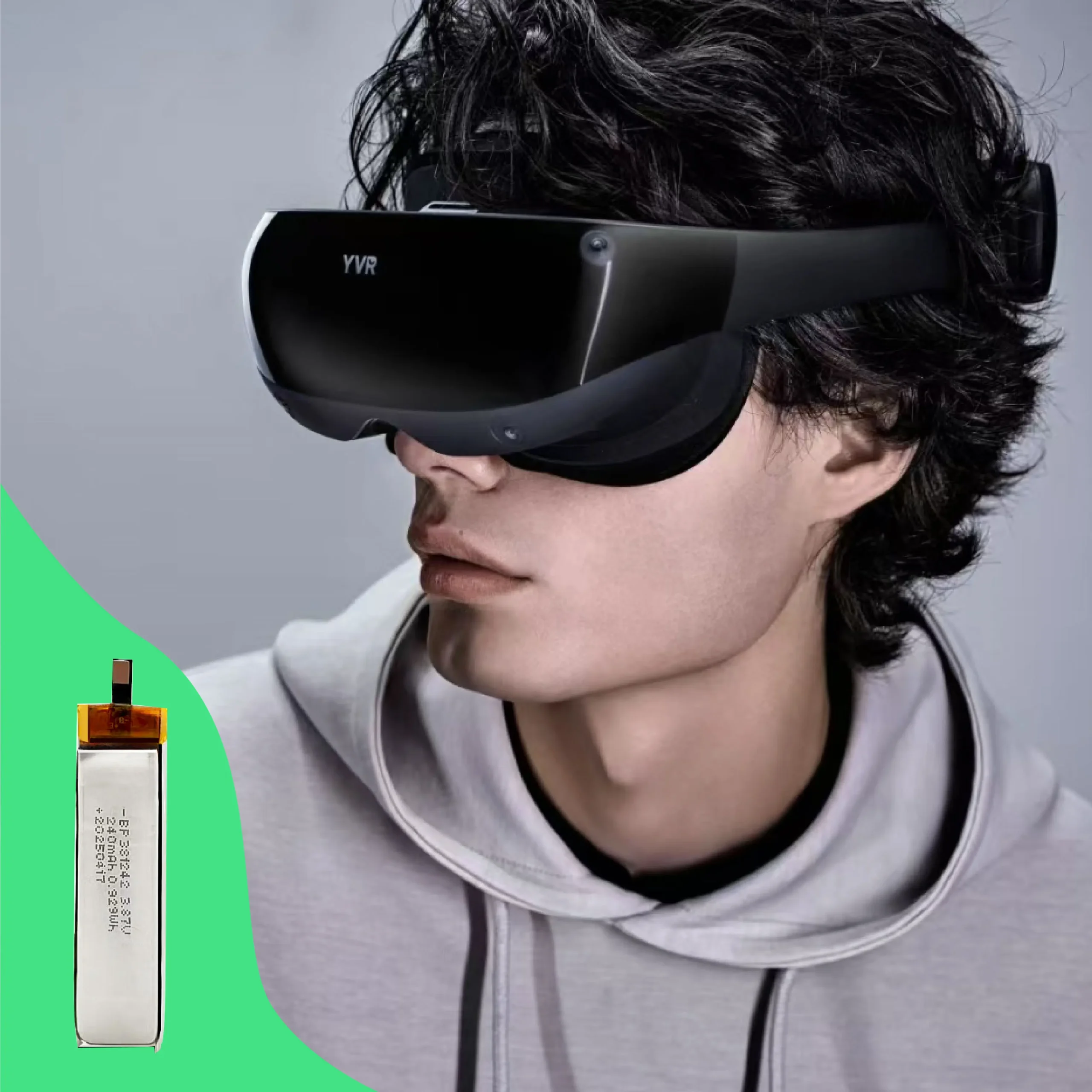 smart glasses battery application