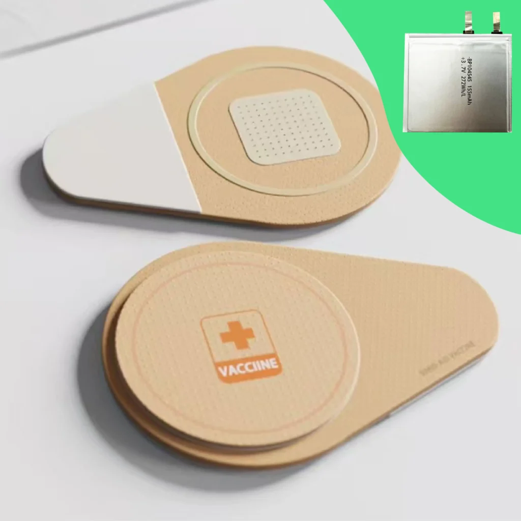 Ultradünne Batterie für intelligente Pflaster