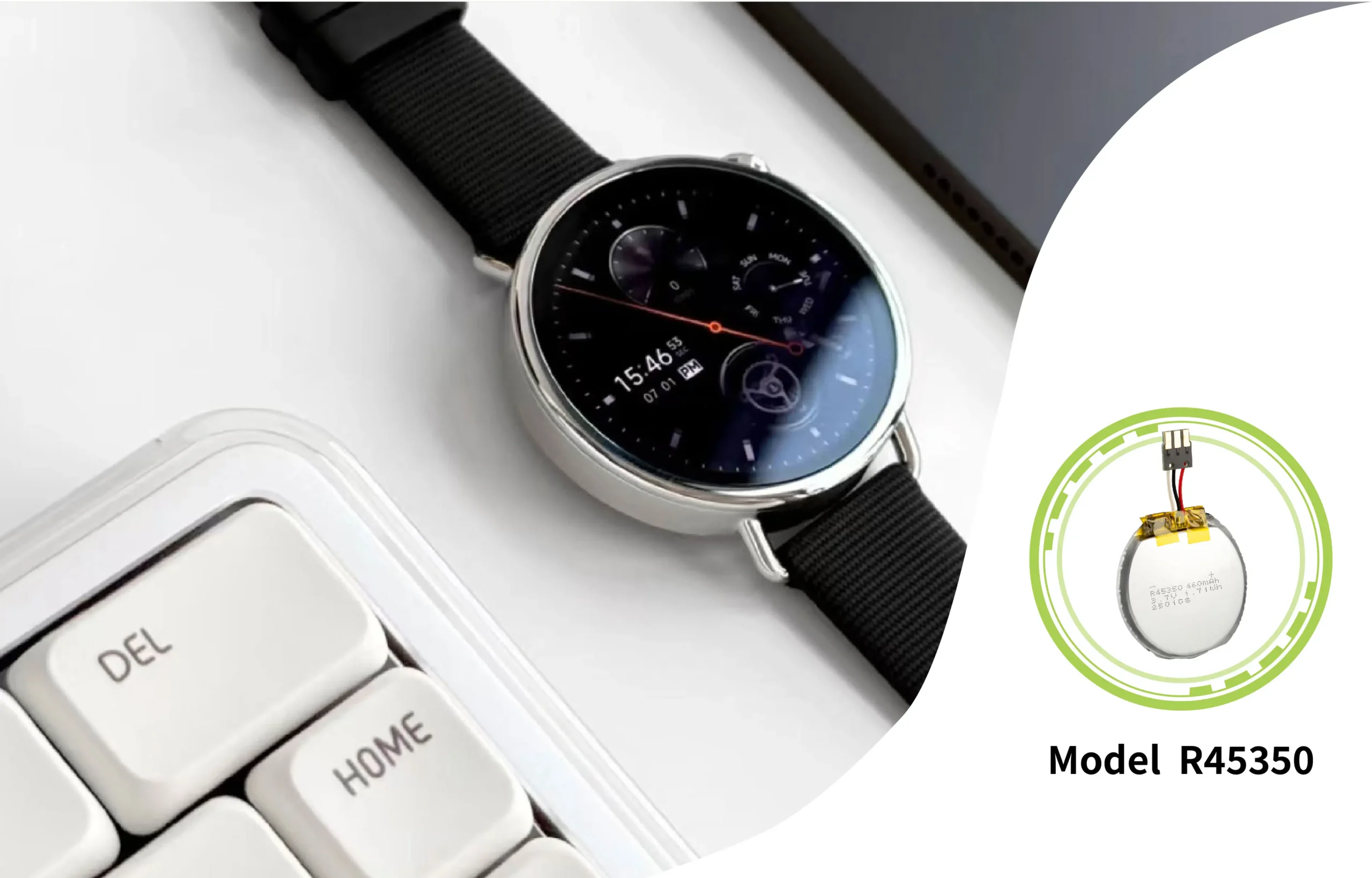 round batteries for smart watches