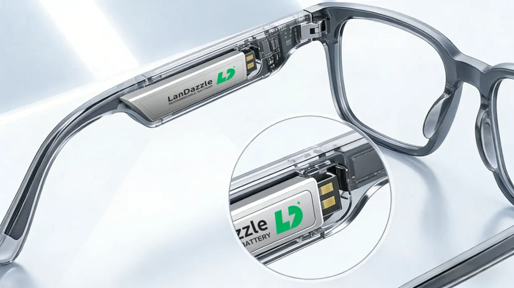 LanDazzle Custom Battery Solutions Beyond Standard Cells 4 small lithium polymer battery for smart glasses
