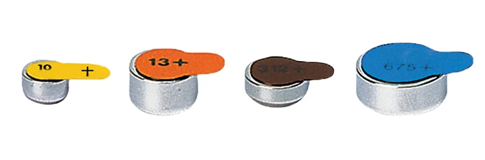 助听器电池类型及如何选择 1 锌空气电池