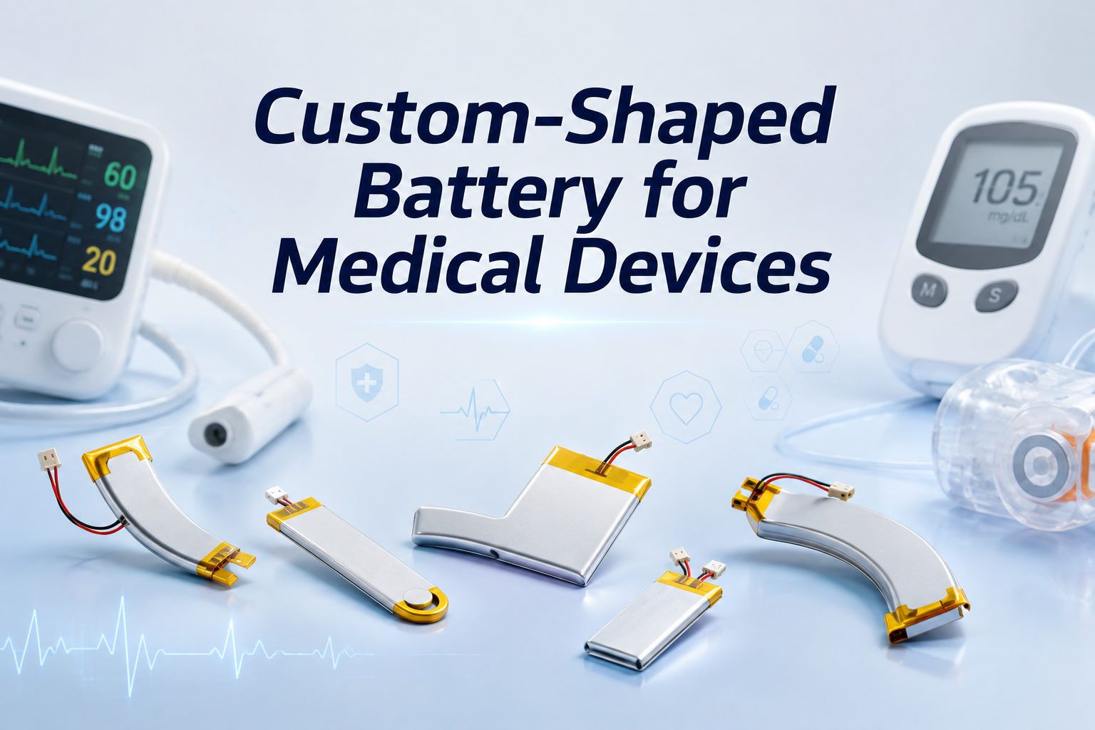 Custom-Shaped Batteries for Medical Devices