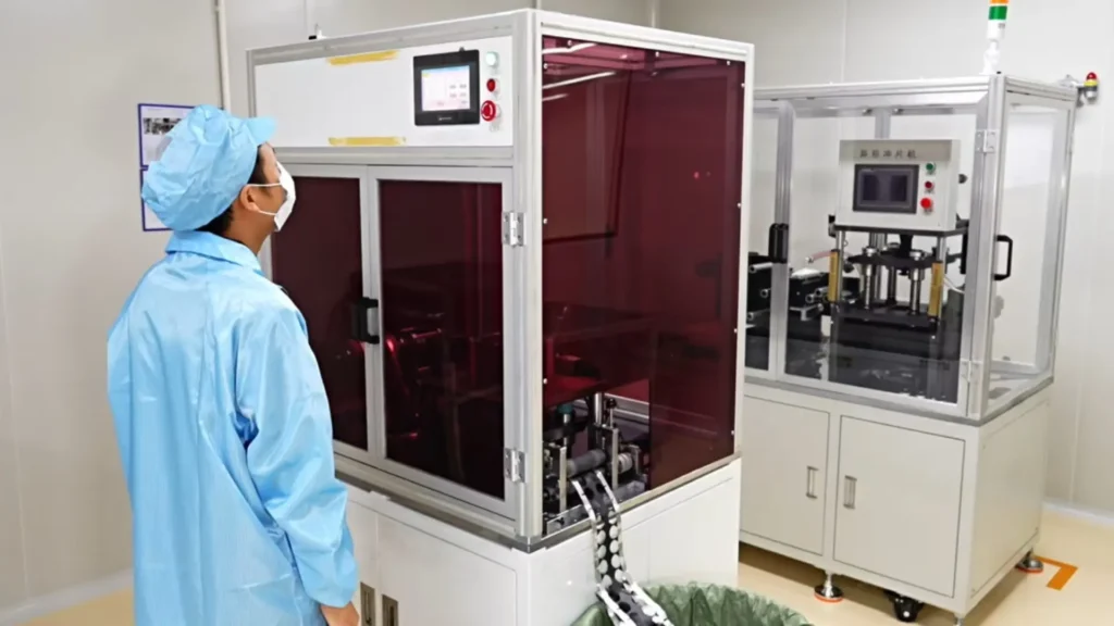 Inside Our Custom Battery Factory: Manufacturing Capabilities & Quality Control 3 Electrode Slitting
