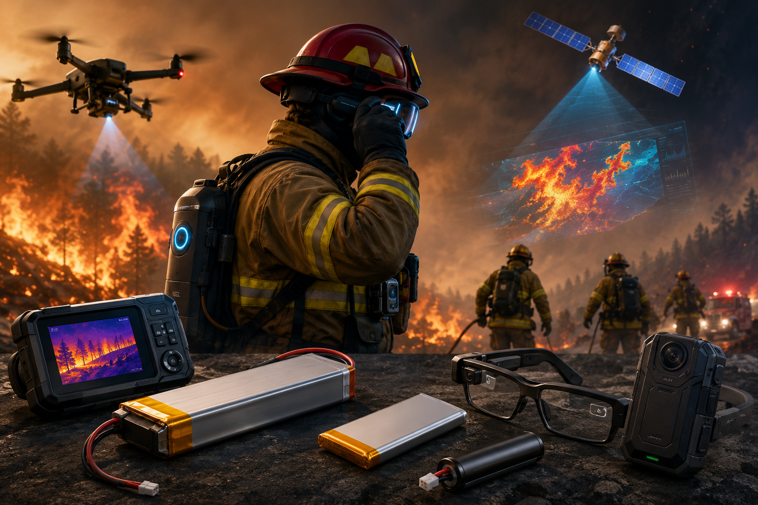 batteries power modern firefighting