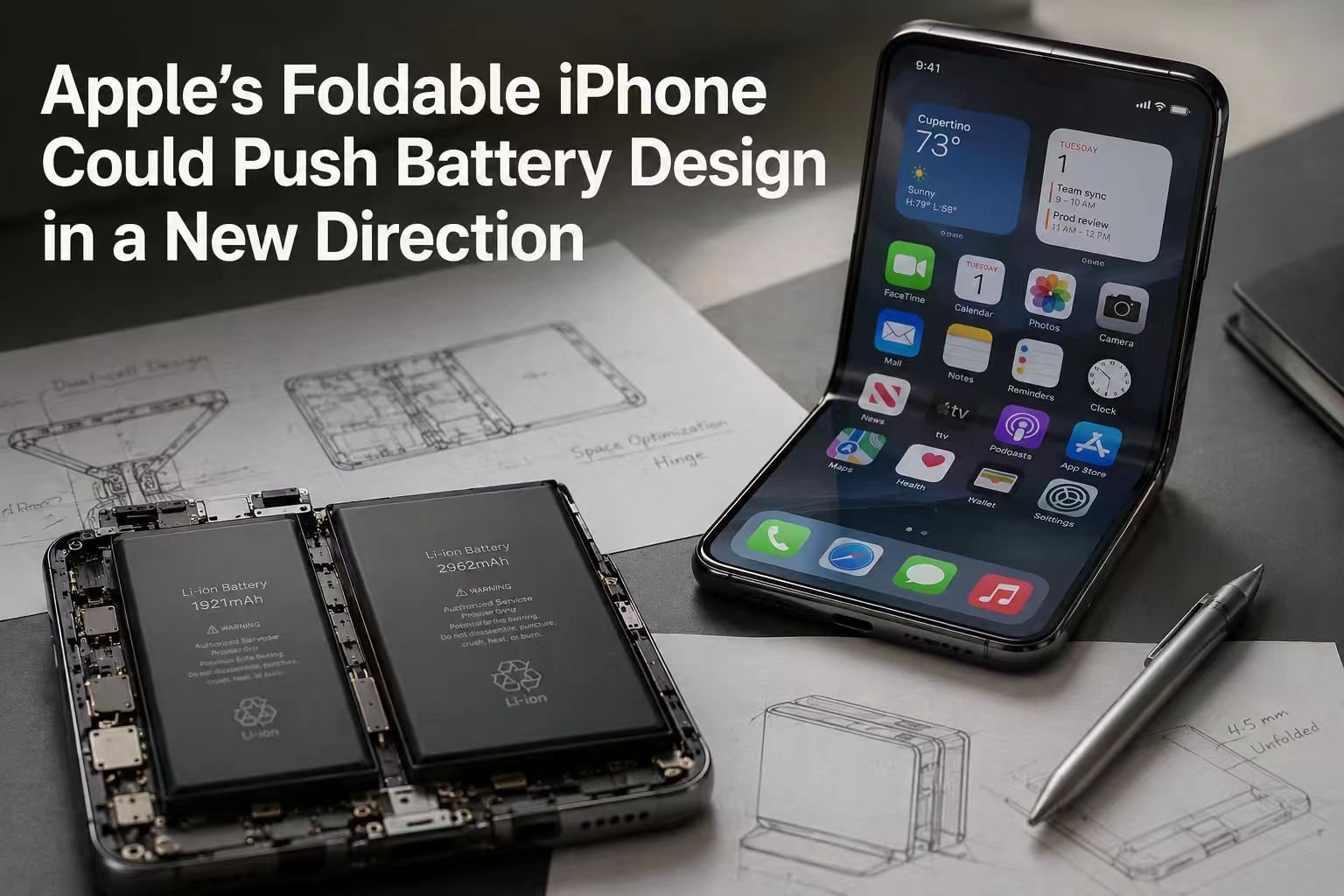 Apple’s Foldable iPhone Could Push Battery Design in a New Direction