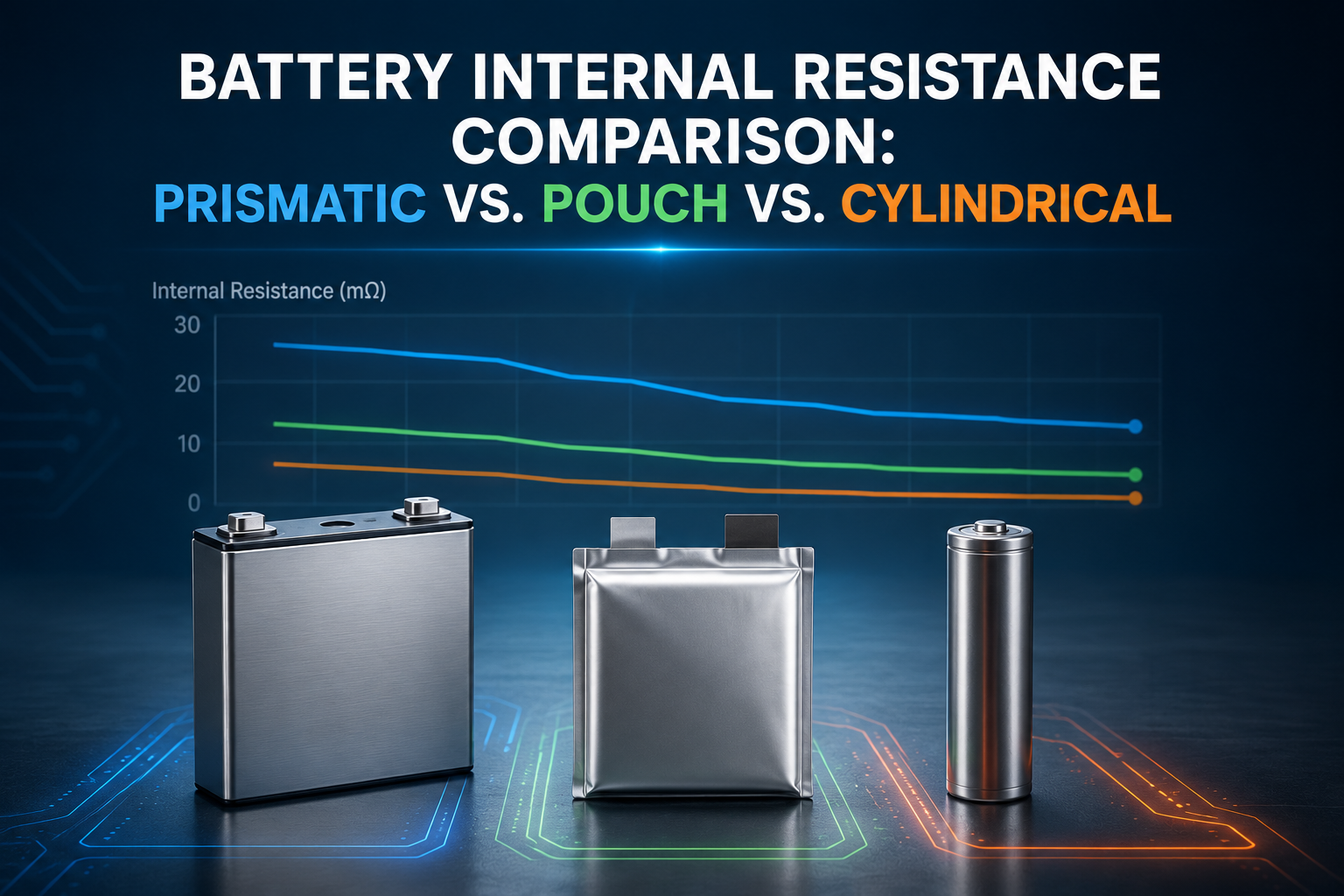 Battery Internal Resistance Prismatic vs. Pouch vs. Cylindrical