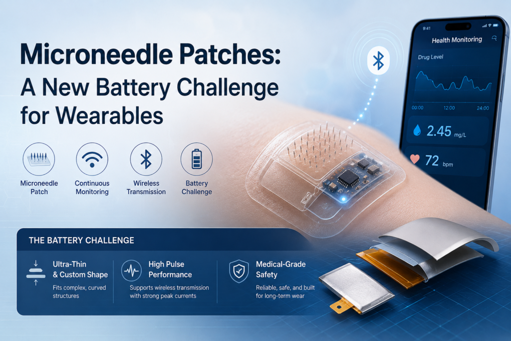 Microneedle Patches: A New Battery Challenge for Wearables 1 Microneedle Patches A New Battery Challenge for Wearables