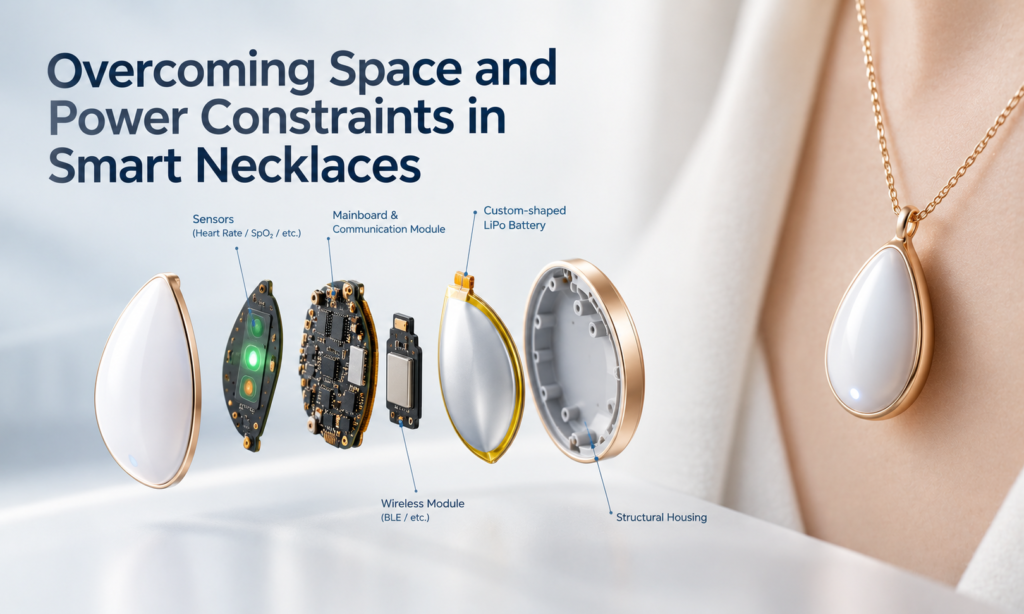 Overcoming Space and Power Constraints in Smart Necklaces 1 Overcoming Space and Power Constraints in Smart Necklaces