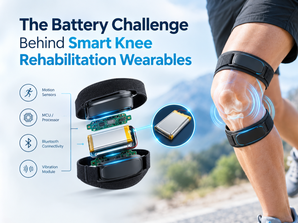 The Battery Challenge Behind Smart Knee Rehabilitation Wearables 1 The Battery Challenge Behind Smart Knee Rehabilitation Wearables